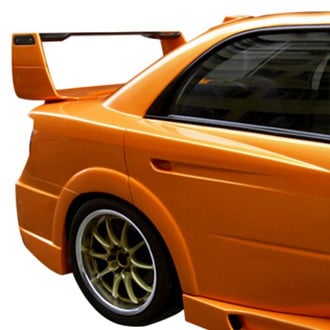 Duraflex® - C-GT Style Fiberglass Wide Body Rear Fender Flares (Unpainted)