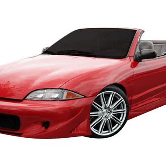 Duraflex® - Millenium Style Wide Body Fiberglass Rear Fender Flares (Unpainted)