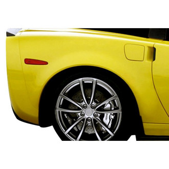 Duraflex® - ZR Edition Style Fiberglass Rear Fenders (Unpainted)