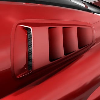 Duraflex® - Circuit Style Fiberglass Window Scoop Louvers (Unpainted)