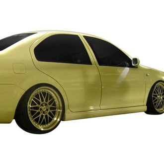 Duraflex® - Vortex Style Fiberglass Side Skirt Rocker Panels (Unpainted)