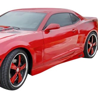 Duraflex® - Racer Style Fiberglass Side Skirt Rocker Panels (Unpainted)