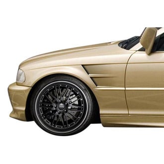 Duraflex® - Executive Style Fiberglass Front Fenders (Unpainted)