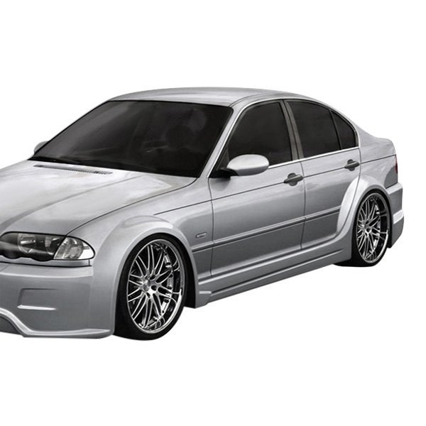  Duraflex® - I-Design Style Fiberglass Wide Body Side Skirt Rocker Panels (Unpainted)