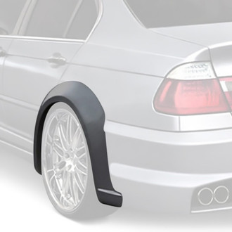 Duraflex® - I-Design Style Wide Body Fiberglass Rear Fender Flares (Unpainted)