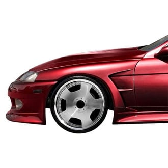 Duraflex® - V-Speed Style Fiberglass Wide Body Front Fenders (Unpainted)