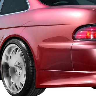 Duraflex® - V-Speed Style Fiberglass Wide Body Rear Fender Flares (Unpainted)