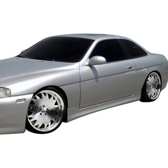 Duraflex® - O-Design Style Fiberglass Side Skirt Rocker Panels (Unpainted)