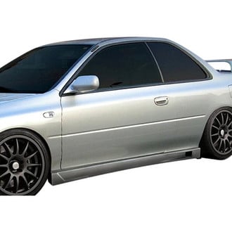 Duraflex® - I-Design 2 Style Fiberglass Wide Body Side Skirt Rocker Panels (Unpainted)