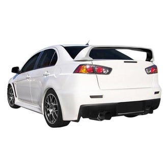 Duraflex® - Evo X Style Fiberglass Rear Bumper Cover (Unpainted)
