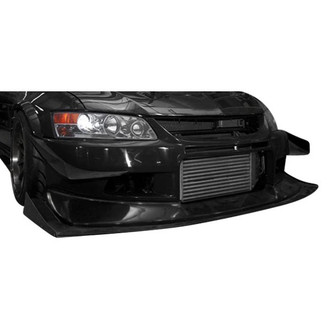Duraflex® - VT-X Style Fiberglass Wide Body Front Under Spoiler Air Dam Bumper Lip Splitter (Unpainted)