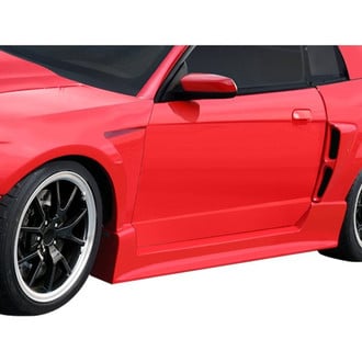 Duraflex® - CBR500 Style Fiberglass Wide Body Side Skirt Rocker Panels (Unpainted)