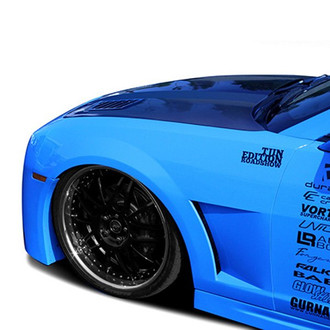 Duraflex® - Tjin Style Fiberglass Front Fenders (Unpainted)
