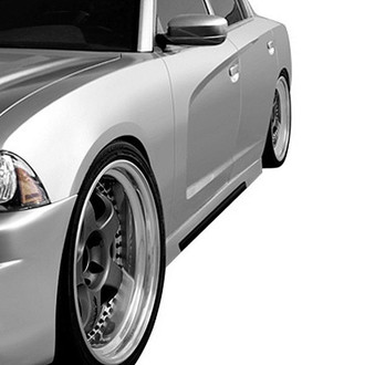 Duraflex® - Circuit Style Fiberglass Side Skirt Rocker Panels (Unpainted)