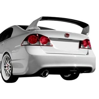 Duraflex® - JDM Type R Style Fiberglass Conversion Rear Bumper Cover (Unpainted)