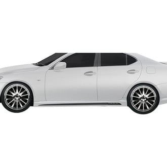 Duraflex® - W-1 Style Fiberglass Side Skirt Rocker Panels (Unpainted)