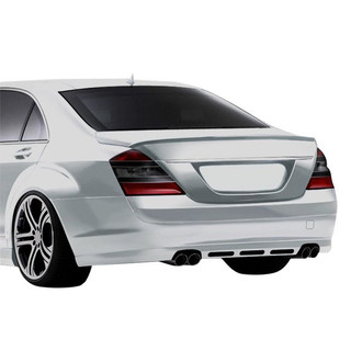 Duraflex® - Eros Style Version 1 Fiberglass Rear Bumper Lip Under Air Dam Spoiler (Unpainted)