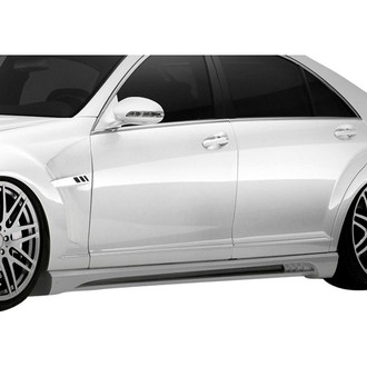 Duraflex® - Eros Style Version 2 Fiberglass Side Skirt Rocker Panels (Unpainted)