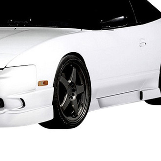Duraflex® - GT-1 Style Fiberglass Side Skirt Rocker Panels (Unpainted)