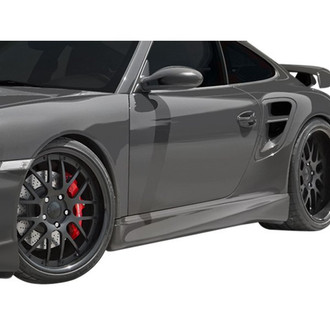 Duraflex® - Eros Style Version 1 Fiberglass Side Skirt Rocker Panels (Unpainted)