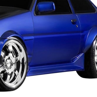 Duraflex® - RF Design Style Fiberglass Side Skirt Rocker Panels (Unpainted)