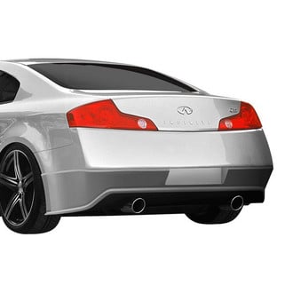 Duraflex® - Sigma Style Fiberglass Rear Bumper Lip Under Air Dam Spoiler (Unpainted)