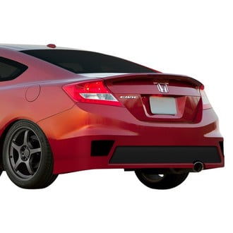 Duraflex® - Bisimoto Style Fiberglass Rear Bumper Cover (Unpainted)