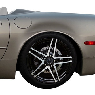 Duraflex® - ZR Edition Style Fiberglass Rear Fenders (Unpainted)