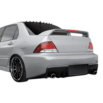 Duraflex® - Evo X Style Fiberglass Rear Bumper Cover (Unpainted)
