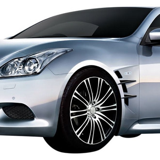 Duraflex® - W-1 Style Fiberglass Front Fenders (Unpainted)