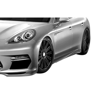Duraflex® - Eros Style Version 3 Fiberglass Side Skirt Rocker Panels (Unpainted)