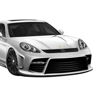 Duraflex® - Eros Style Version 4 Fiberglass Front Bumper Cover (Unpainted)