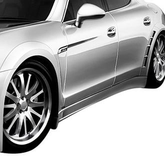 Duraflex® - Eros Style Version 4 Fiberglass Wide Body Side Skirt Rocker Panels (Unpainted)