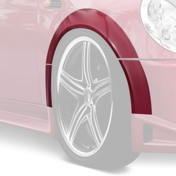  Duraflex® - Type Z Style Wide Body Fiberglass Front and Rear Fender Flares (Unpainted)