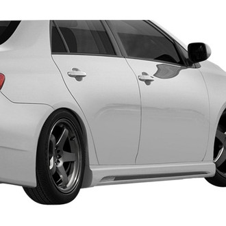 Duraflex® - W-1 Style Fiberglass Side Skirt Rocker Panels (Unpainted)
