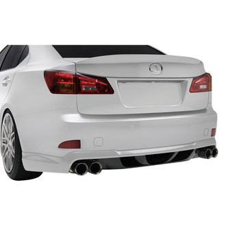Duraflex® - W-1 Style Fiberglass Rear Bumper Lip Under Air Dam Spoiler (Unpainted)