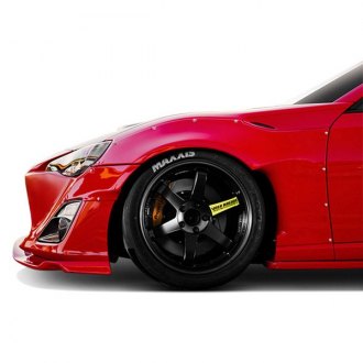 Duraflex® - GT500 Style Fiberglass Wide Body Front and Rear Fenders (Unpainted)