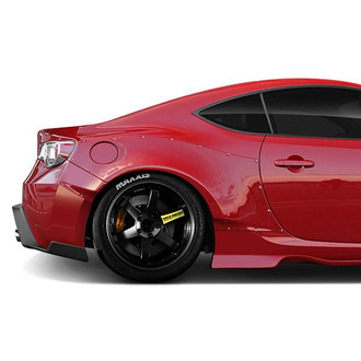 Duraflex® - GT500 Style Fiberglass Wide Body Rear Fenders (Unpainted)
