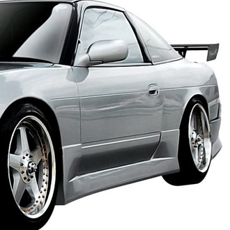 Duraflex® - Vector Style Fiberglass Side Skirt Rocker Panels (Unpainted)