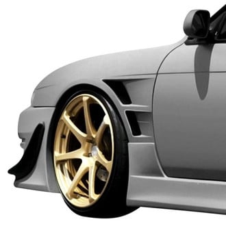Duraflex® - B-Sport Style Fiberglass Front Fenders (Unpainted)