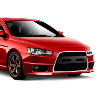 Duraflex® - Evo X V2 Style Fiberglass Front Bumper Cover (Unpainted)