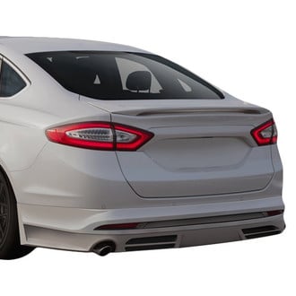 Duraflex® - Racer Style Fiberglass Rear Bumper Lip Under Air Dam Spoiler (Unpainted)