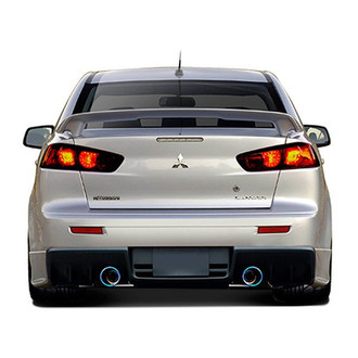 Duraflex® - Evo X V3 Style Fiberglass Rear Bumper Cover (Unpainted)