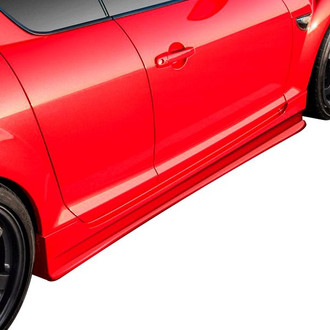Duraflex® - Type F Style Fiberglass Side Skirt Rocker Panels (Unpainted)