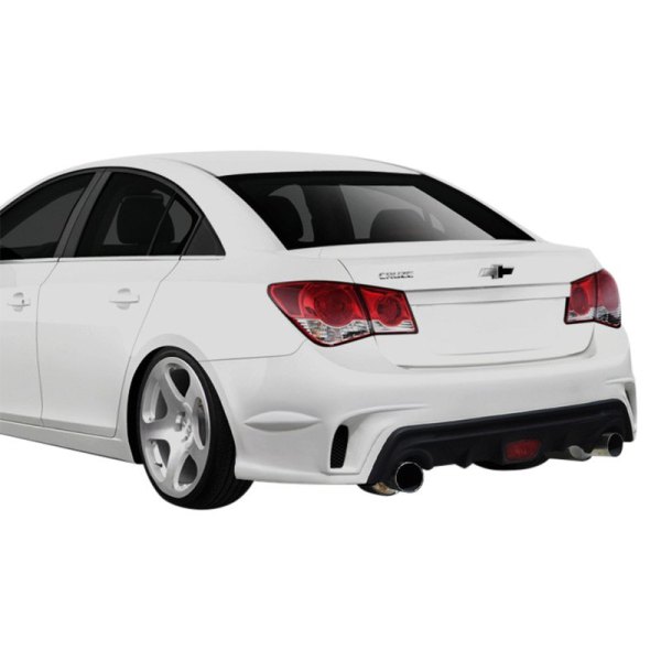  Duraflex® - GT Racing Style Fiberglass Rear Bumper Cover (Unpainted)