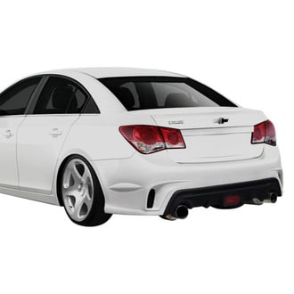 Duraflex® - GT Racing Style Fiberglass Rear Bumper Cover (Unpainted)