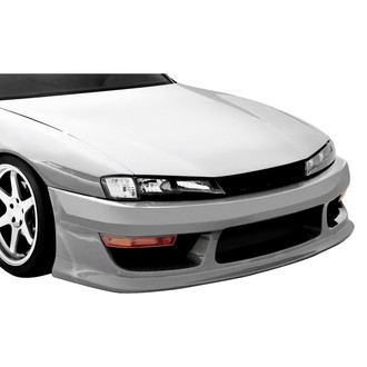 Duraflex® - V-Speed Style Fiberglass Wide Body Front Bumper Cover (Unpainted)