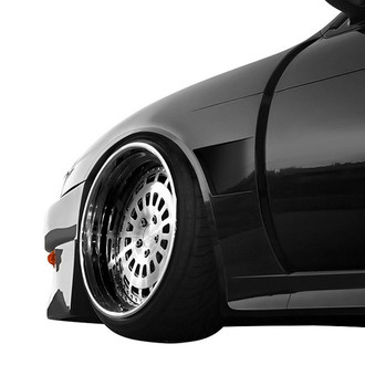 Duraflex® - V-Speed Style Fiberglass Wide Body Front Fenders (Unpainted)