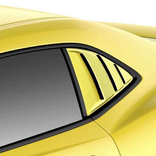  Duraflex® - Racer Style Fiberglass Window Scoop Louvers (Unpainted)