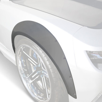 Duraflex® - GT Concept Style Wide Body Fiberglass Front Fender Flares (Unpainted)